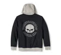 Felpa con cappuccio e cerniera Willie G Skull in stile colorblock 125,00 € Codice articolo: 96360-25VM