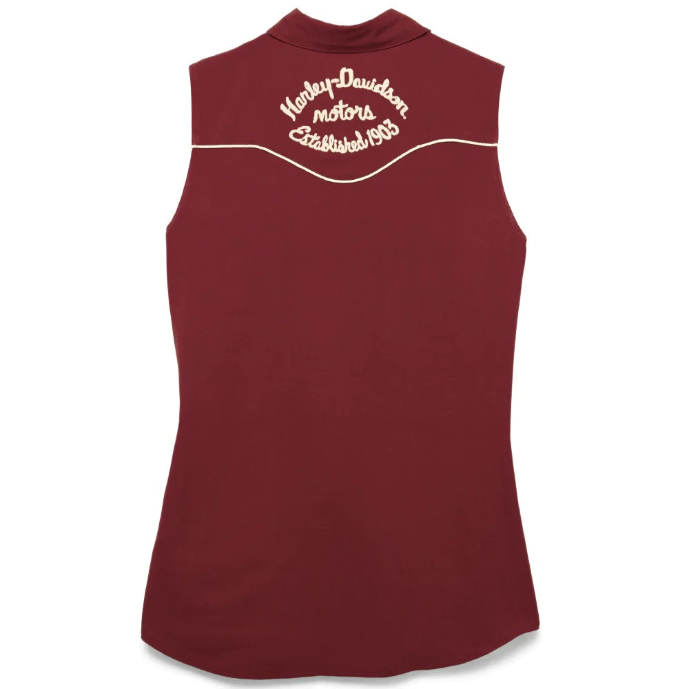 Camicia senza maniche Moto Club , Donna