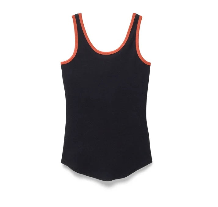 Canotta ultra classica a coste Tank , Donna