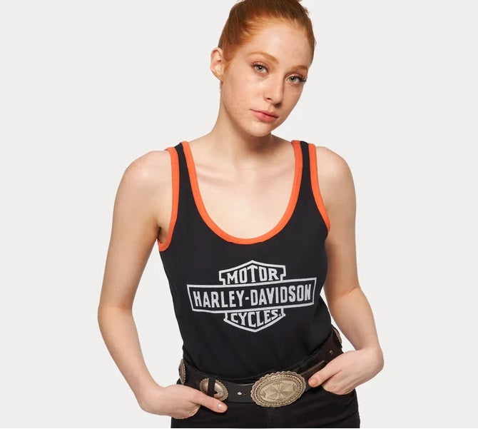 Canotta ultra classica a coste Tank , Donna