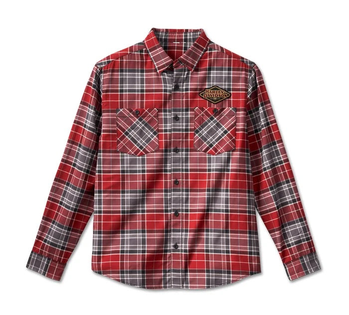 Camicia a quadri 120° Anniversario- Red