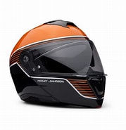 Casco modulare Capstone Sun Shield II H31 - Nero e arancione