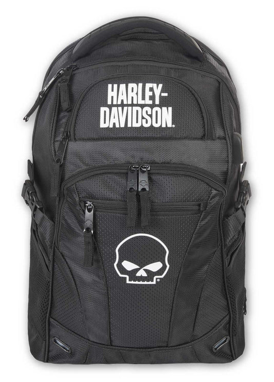 Harley-Davidson® Willie G Skull Logo Renegade Lightweight Backpack - Black Item # 99207-WG