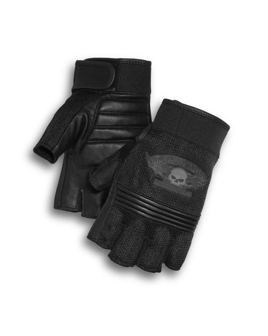  Guanti Harley-Davidson® Men’s Winged Skull Fingerless Gloves