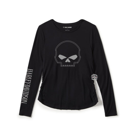  Maglia da donna Willie G Skull Harley-Davidson Maglia da donna Willie G Skull Harley-Davidson Maglia da donna Willie G Skull Harley-Davidson Riferimento 96433-25VW