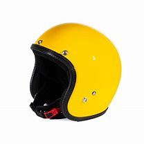 Casco 70'S Pastello Giallo Lucido