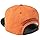 HARLEY-DAVIDSON 39Thirty Cappellino da Baseball Cappellino da Biker in Nero Arancione Chiusura con Bottoni a Pressione  Taglia Unica - immagine 2