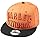 HARLEY-DAVIDSON 39Thirty Cappellino da Baseball Cappellino da Biker in Nero Arancione Chiusura con Bottoni a Pressione  Taglia Unica