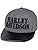 Cappellino da baseball regolabile Harley-Davidson da uomo in misto lana. Nero/Grigio