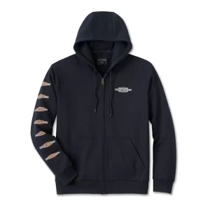 Felpa con cappuccio passamontagna Roaring - Harley Black.