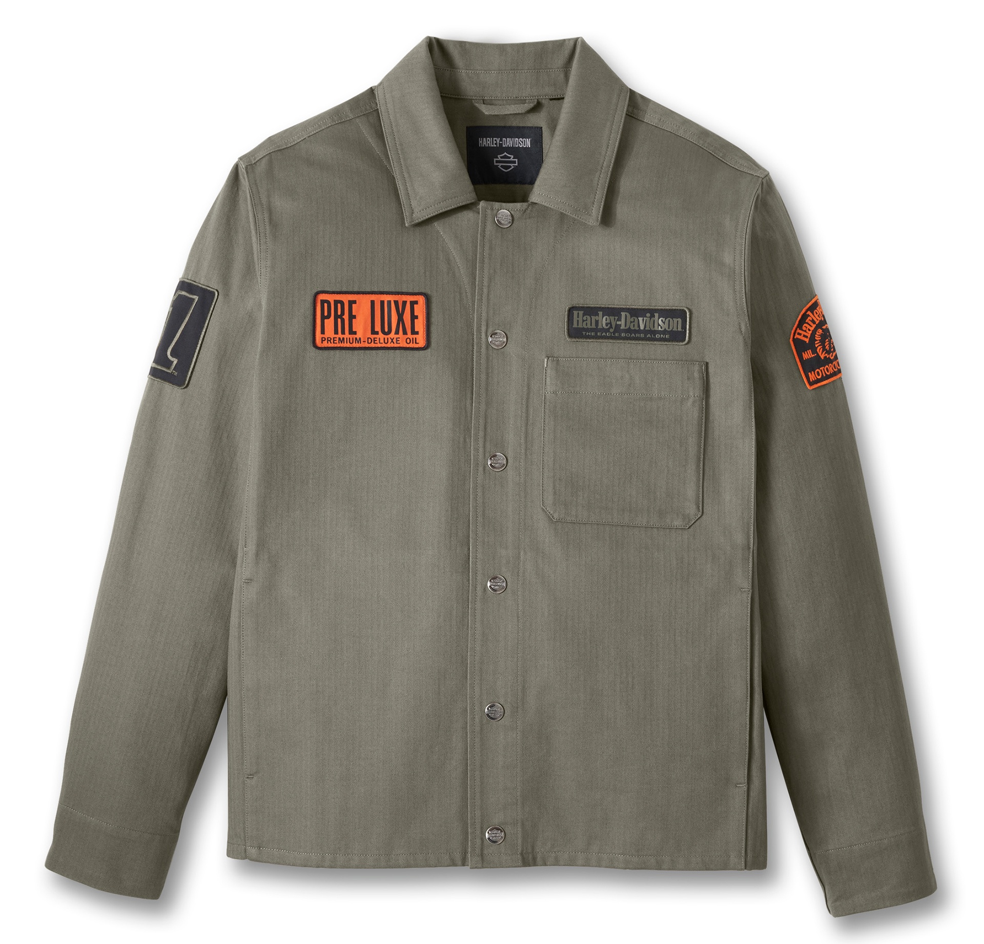 Harley-Davidson Overshirt Lavoro Uomo Verde - immagine 1