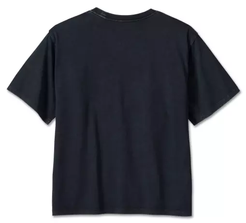 T-Shirt Bar & Shield Oversized Boxy black