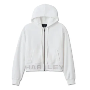 Women's Harley-Davidson Cropped Full Zip Hoodie