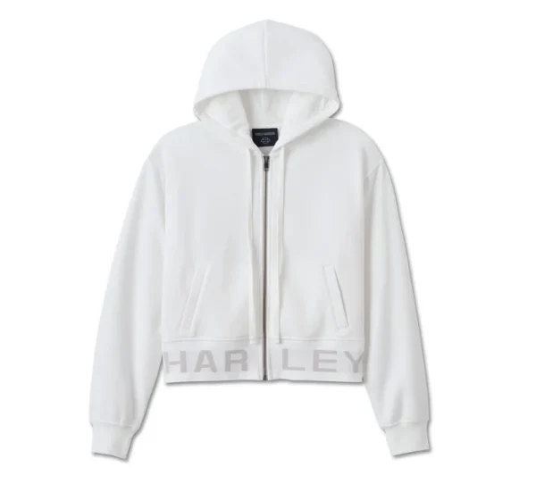 Women's Harley-Davidson Cropped Full Zip Hoodie
