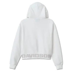 Women's Harley-Davidson Cropped Full Zip Hoodie - immagine 2