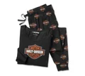 Pigiama  Bar & Shield a maniche lunghe - Harley Black