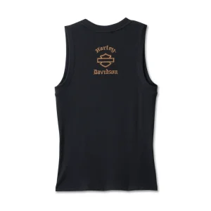 Canotta Old English - Harley Black. - immagine 2