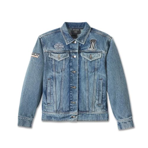 Giacca in Denim Oversize Powerslide da Donna