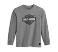 Maglietta a maniche lunghe Bar & Shield  - Grigio melange