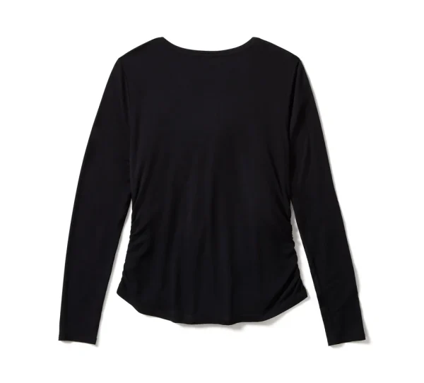 Women's Special Bar & Shield Zip Front Hoodie - Black Beauty