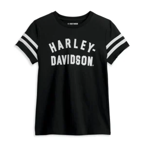 Women's Forever Sleeve Striped Tee - Black Beauty