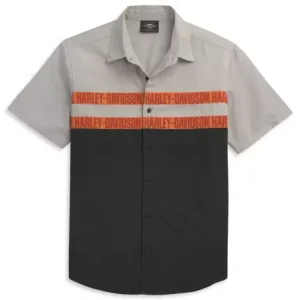 Camicia a maniche corte Harley-Davidson Logo One Pocket