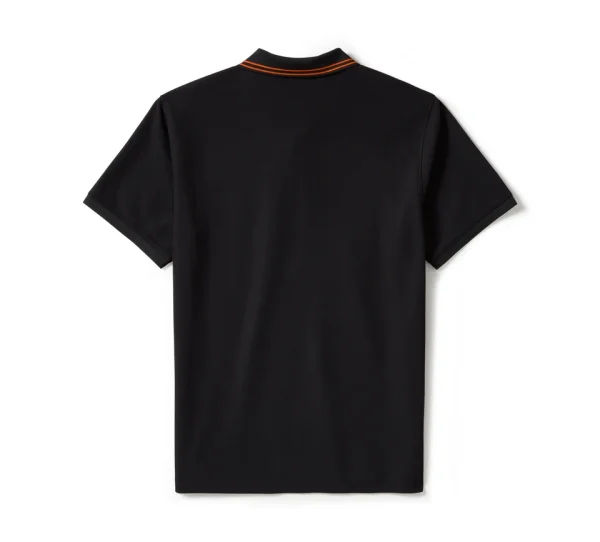 Polo Solid Pique Bar & Shields - Harley Black