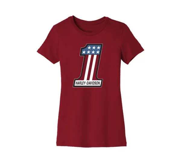 Women's Forever #1 Tee - Chili Pepper