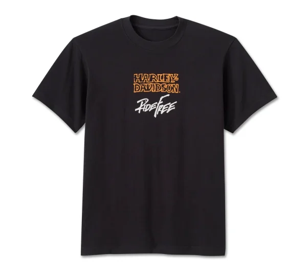 Maglietta  Willie G. Ride Free - Raciucing Div. - True black