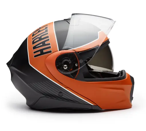 Casco modulare Evo X17 Sun Shield orange/black