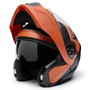 Casco modulare Evo X17 Sun Shield orange/black