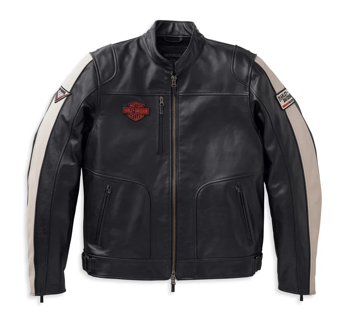 Giacca da moto in pelle Enduro 98002-23EM - immagine 1