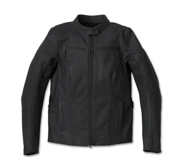 Giacca in pelle allacciata Moxie Willie G 98008-24VW