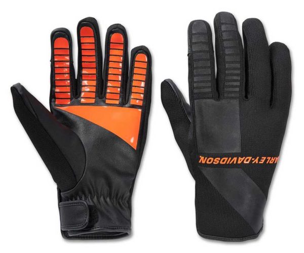 Harley-Davidson® Men's Waterproof Dyna Knit Full-Finger Riding Gloves