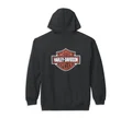 Felpa con cappuccio Bar & Shield da uomo con zip frontale - immagine 3
