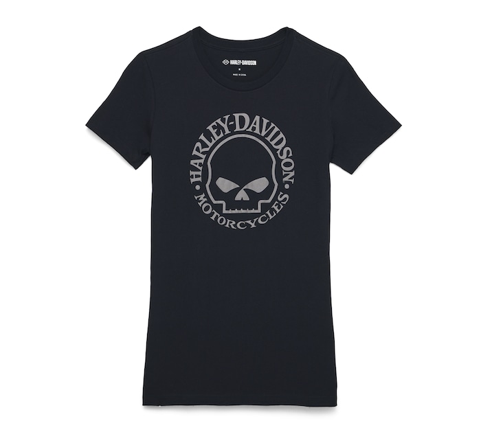 T-shirt Da Donna Willie GTM Skull - immagine 1