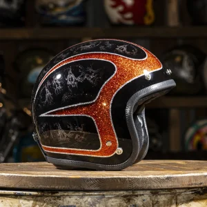 Casco 70'S Scallops Black/Orange