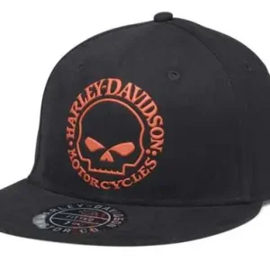Cappellino Harley-Davidson® Willie G. Nero/Arancione