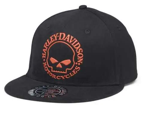 Cappellino Harley-Davidson® Willie G. Nero/Arancione