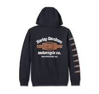Felpa con cappuccio passamontagna Roaring - Harley Black. - immagine 2