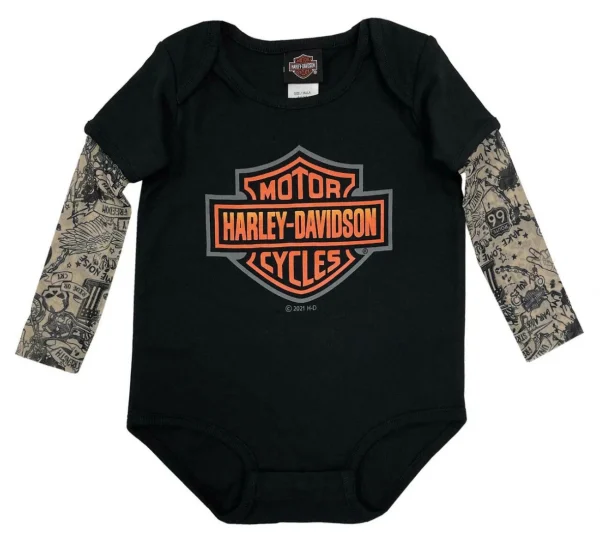 Body Bimbo/a Mesh Tattoo Harley Davidson