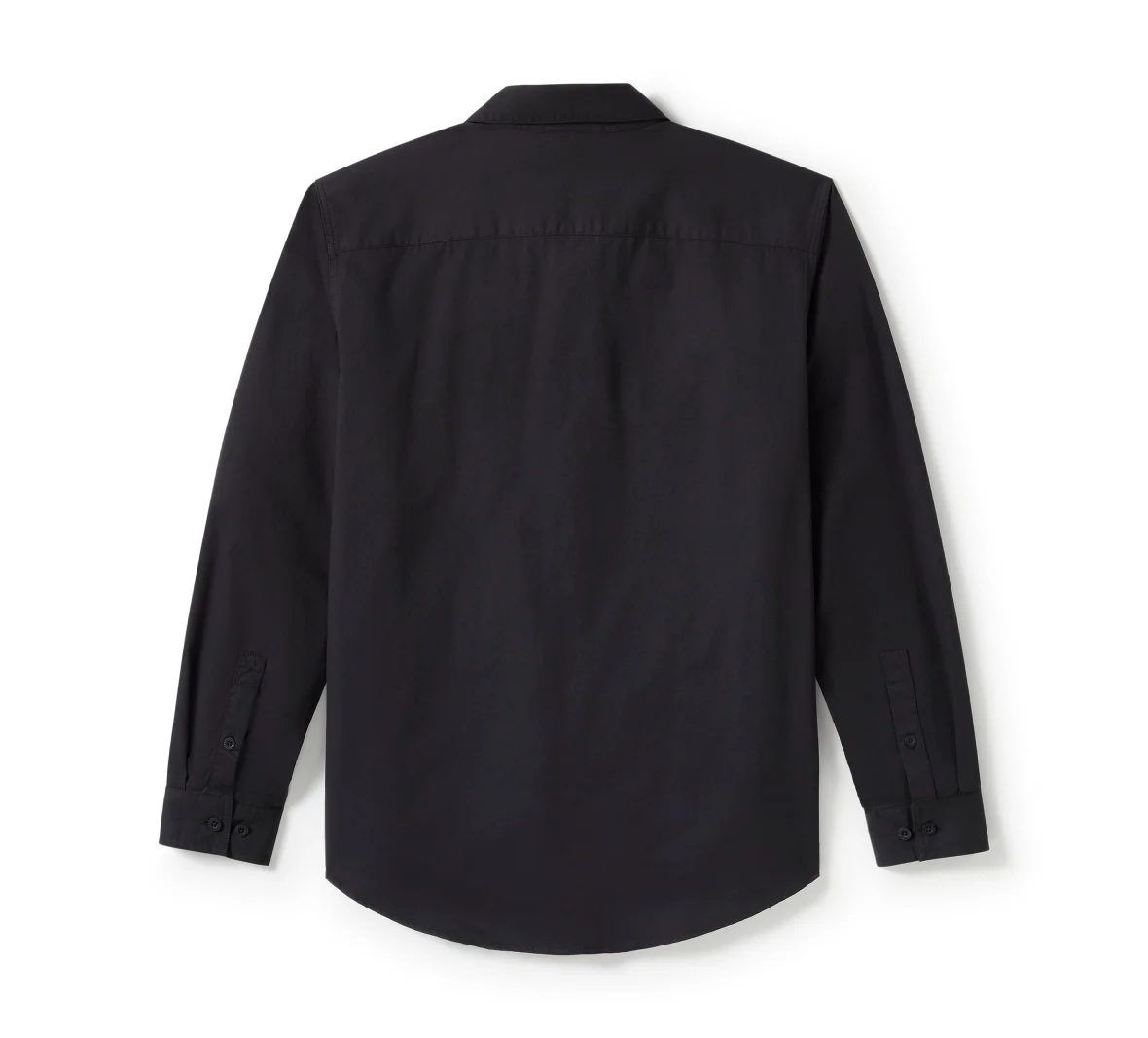 Camicia Harley-Davidson Bar & Shield Solid manica lunga nera - immagine 2