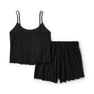 Harley-Davidson pigiama corto da donna Lettuce Trim nero - immagine 2