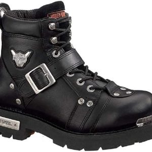 Harley Davidson Uomo Brake Buckle D91684 Pelle Stivali