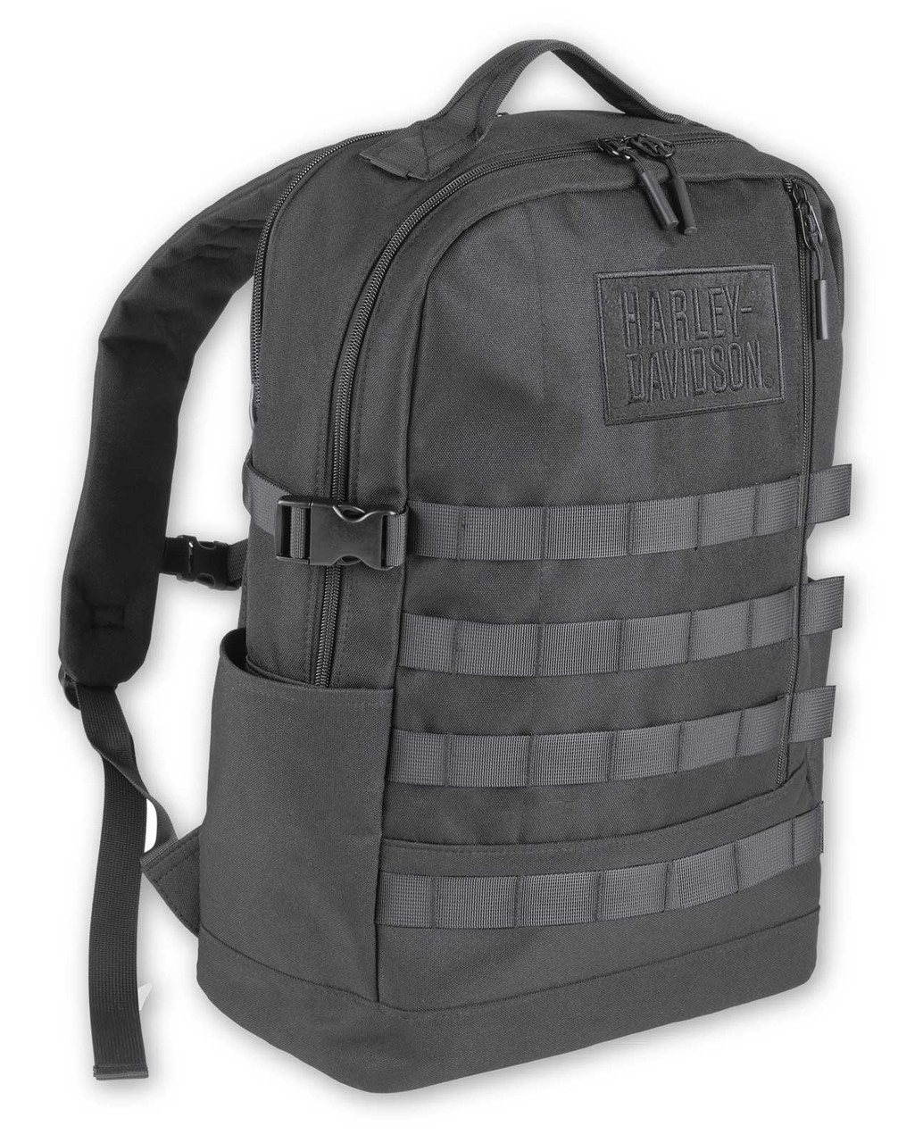 Harley-Davidson® Rugged High-Density Polyester Rebel Daypack Backpack - Black Item - immagine 1