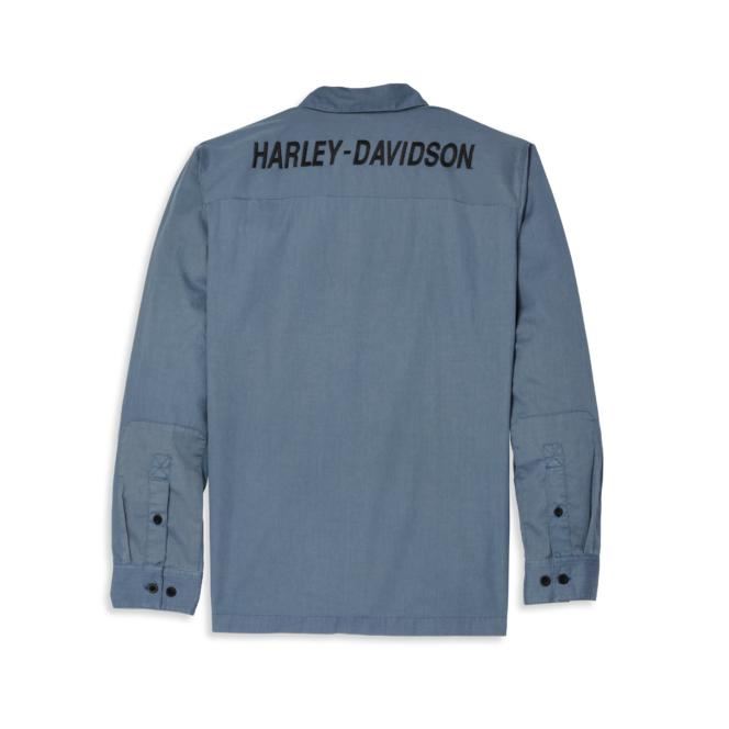 Camicia Harley-Davidson Block Font Solid Mechanics - immagine 2
