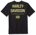 Harley-Davidson Henley Maglietta Bar & Shield Racing nero - immagine 2