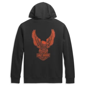 Felpa Winged Eagle Logo Zip Front - immagine 2