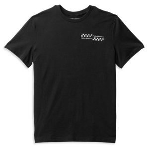 Maglietta da uomo Checkerboard Back Hit - Black Beauty 2