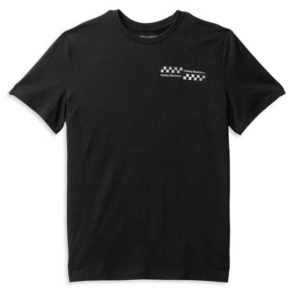 Maglietta da uomo Checkerboard Back Hit - Black Beauty 2